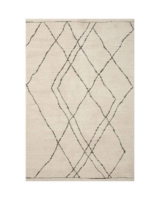 Fabian Ivory/Charcoal Rug - LC Design Co. Shoppe