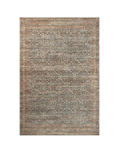 Heritage Blue/Rust Rug - LC Design Co. Shoppe