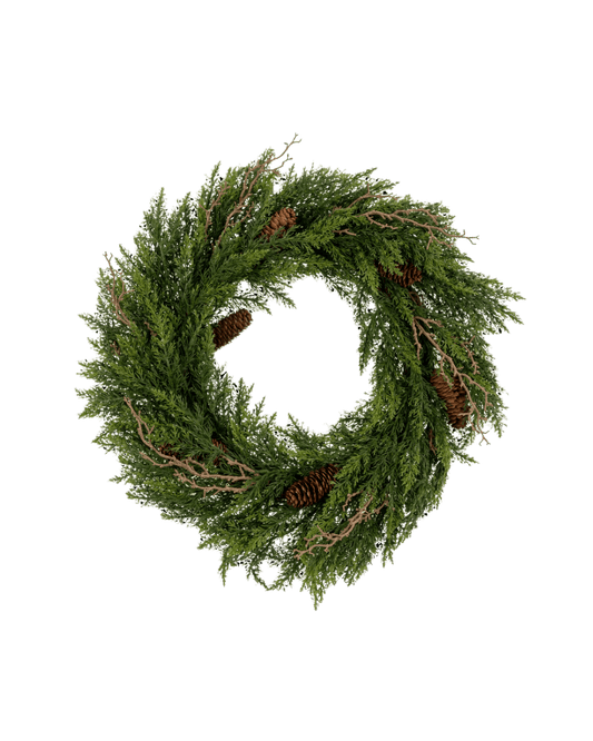 Conifer Wreath - LC Design Co. Shoppe