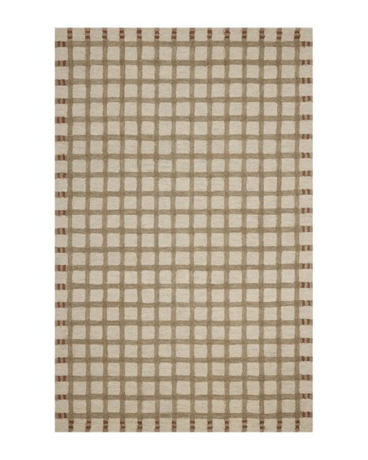 Waylon Natural/Rust Rug - LC Design Co. Shoppe
