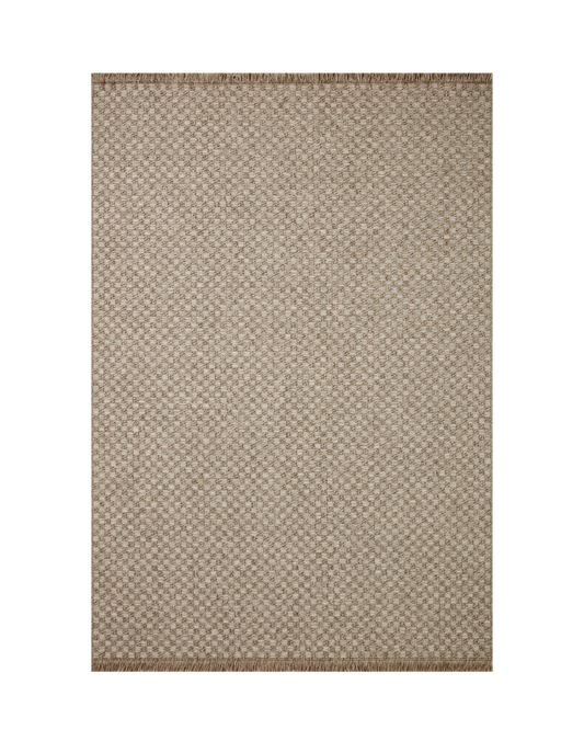 Dawn Natural Check Rug