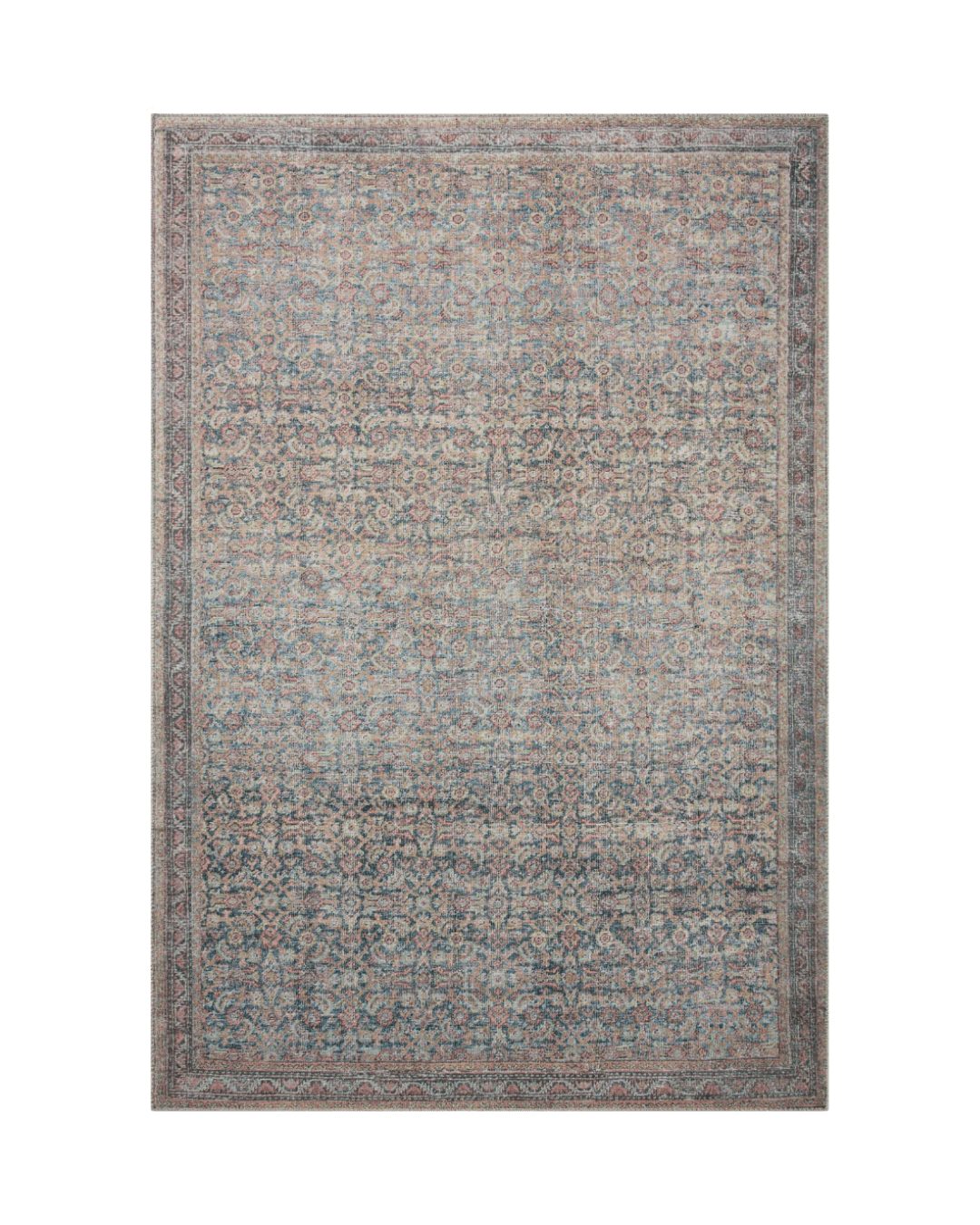 Adrian Denim/Multi Rug - LC Design Co. Shoppe