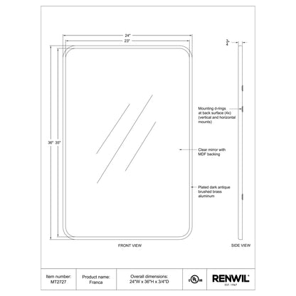 Franca Mirror - LC Design Co. Shoppe