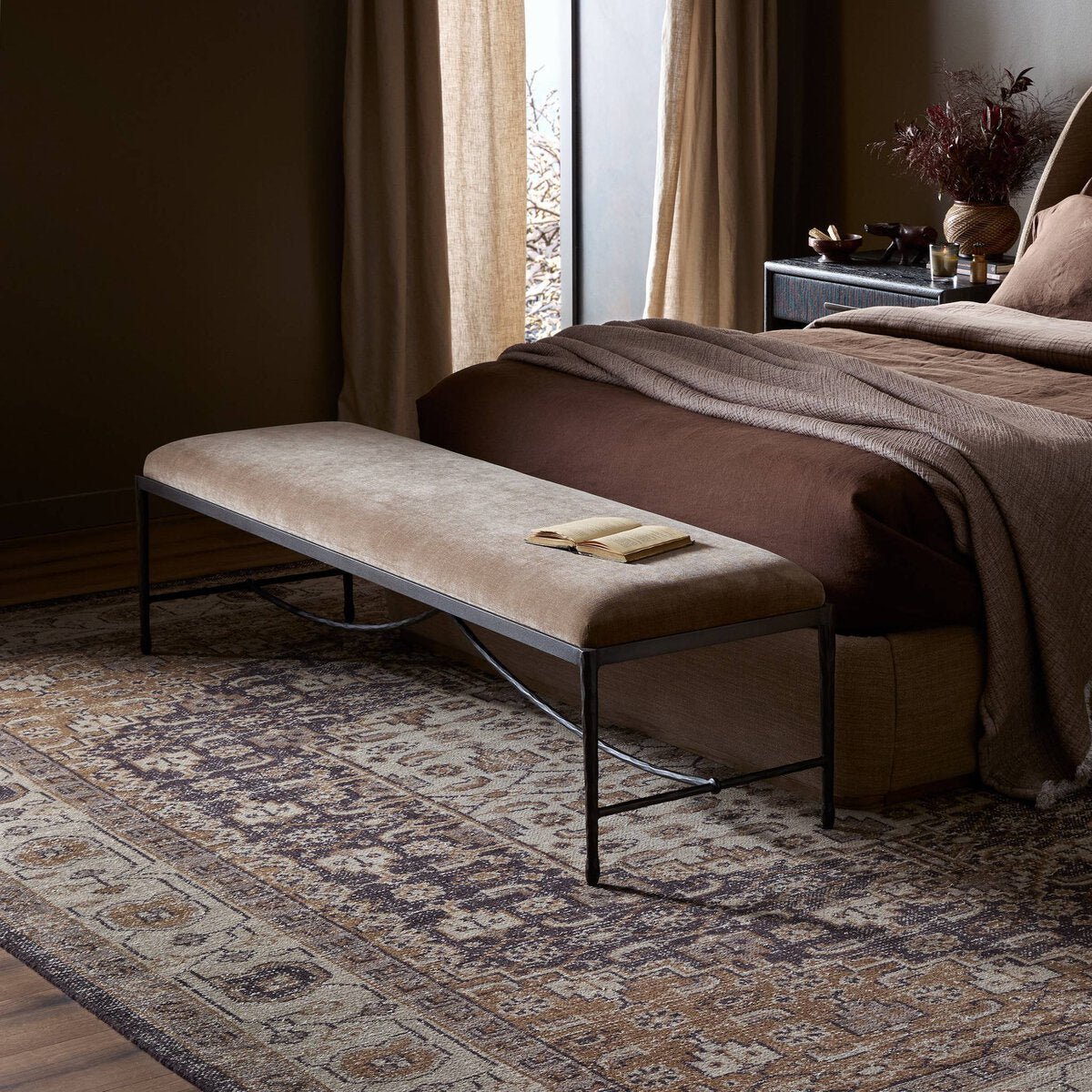 Jade Accent Bench - LC Design Co. Shoppe