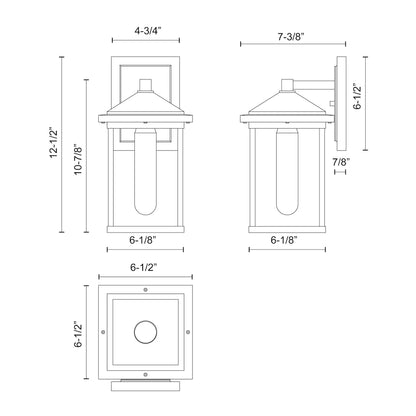Larchmont 6-in Exterior Wall Light - LC Design Co. Shoppe