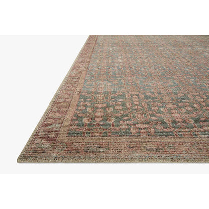 Aubrey Blue/Terracotta Rug - LC Design Co. Shoppe