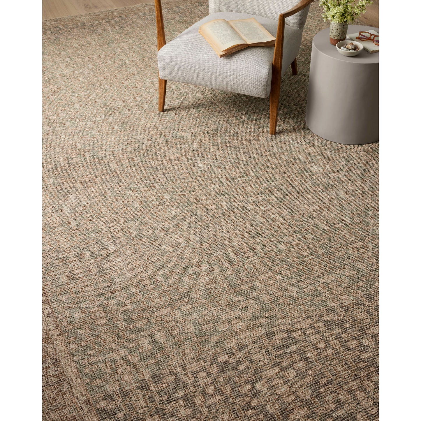 Aubrey Sage/Bark Rug