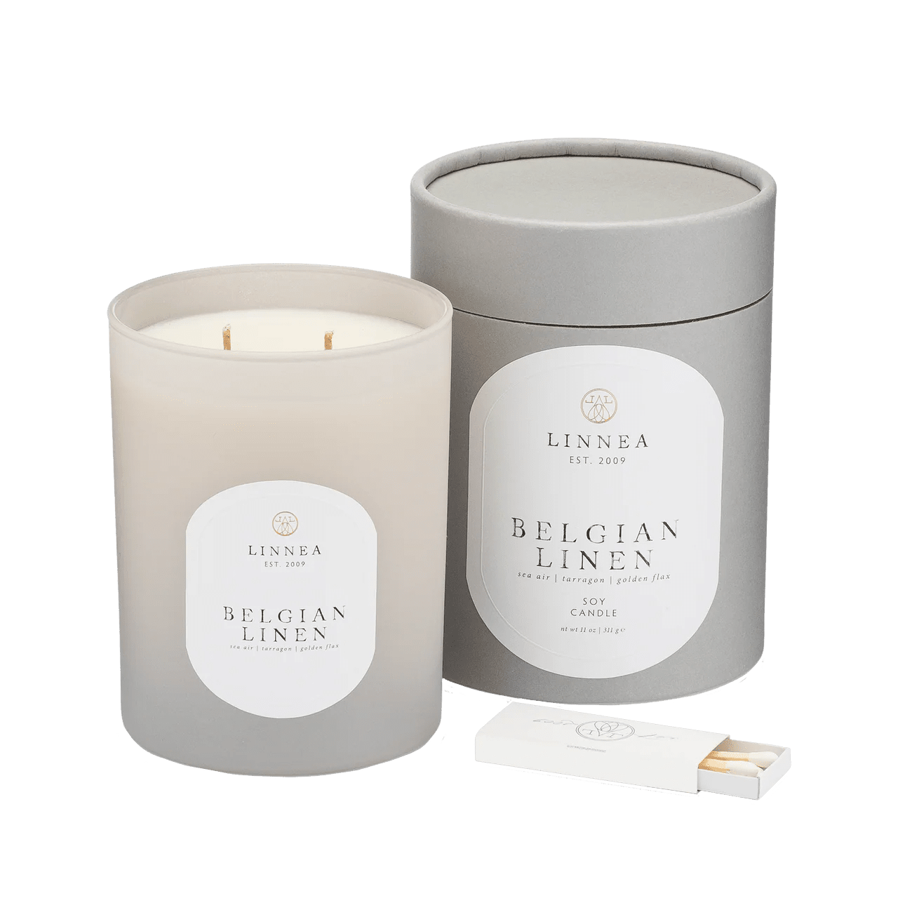 Linnea Candle - Belgian Linen - LC Design Co. Shoppe
