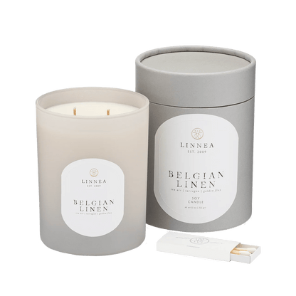 Linnea Candle - Belgian Linen - LC Design Co. Shoppe