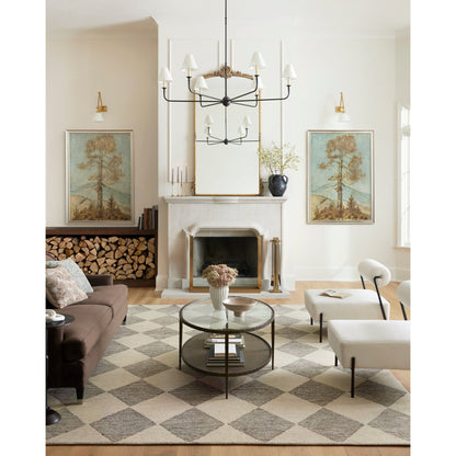 Francis Beige/Charcoal Rug - LC Design Co. Shoppe