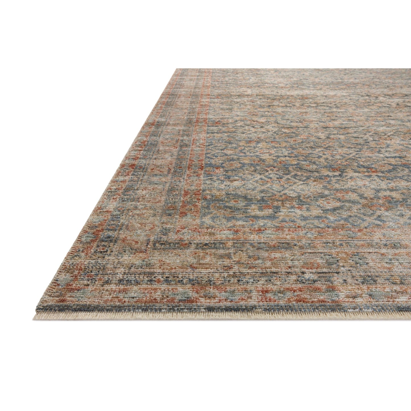 Heritage Blue/Rust Rug - LC Design Co. Shoppe