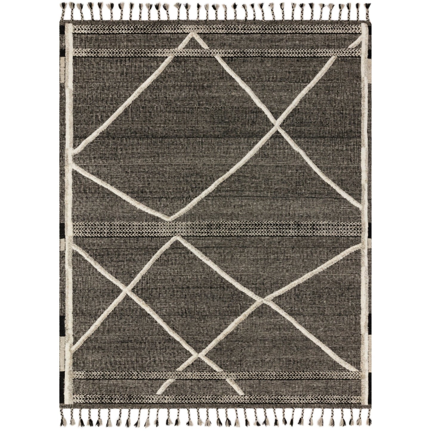 Edwards- Iman Beige/ Charcoal Rug - LC Design Co. Shoppe