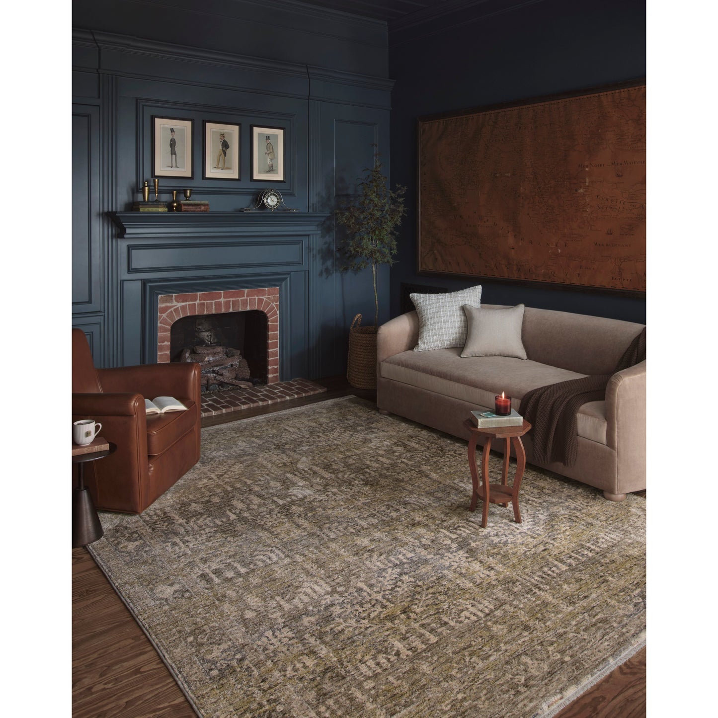 Junie Moss/Natural Rug