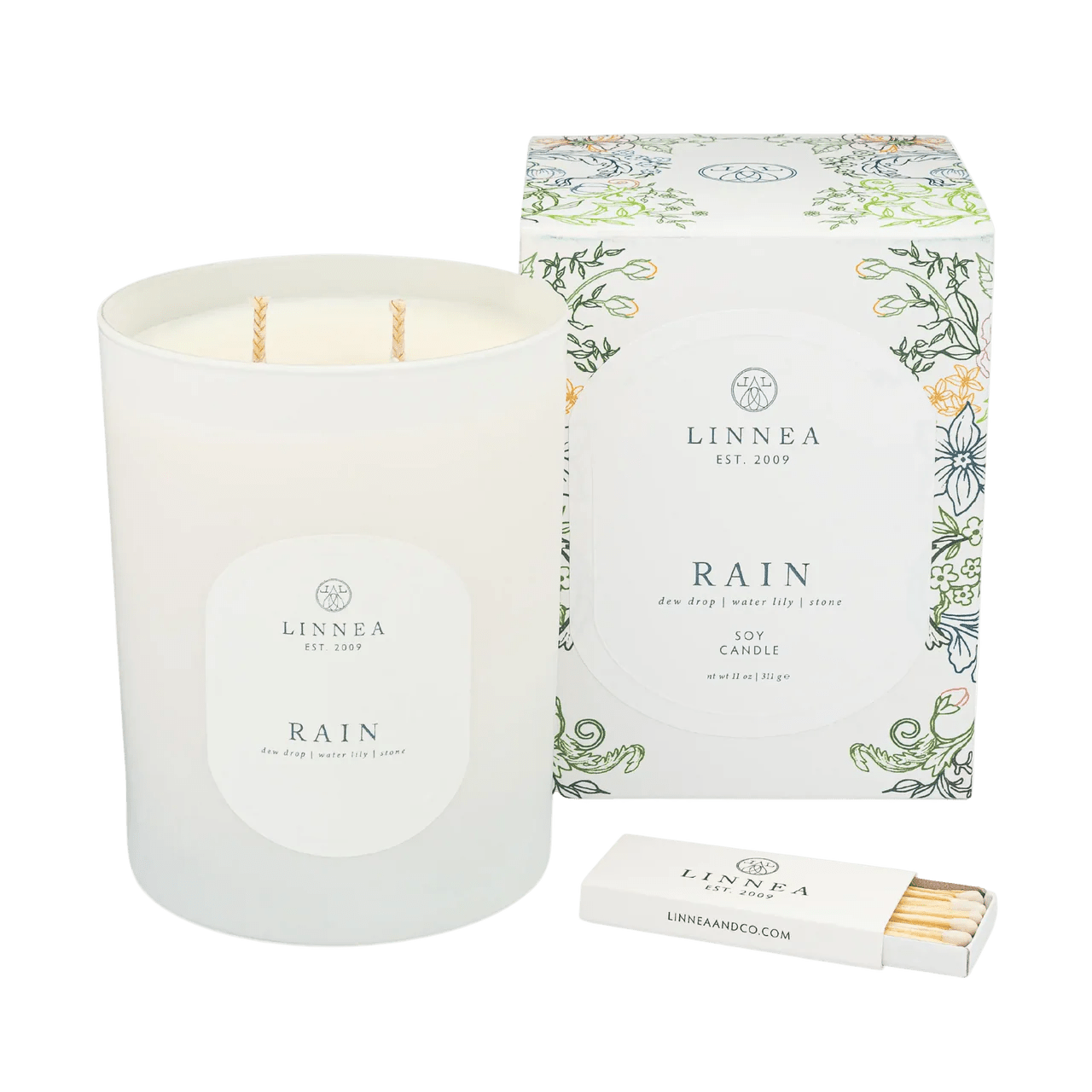 Linnea Candle - Rain - LC Design Co. Shoppe