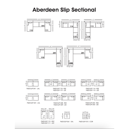 Aberdeen Slipcovered Sectional - LC Design Co. Shoppe
