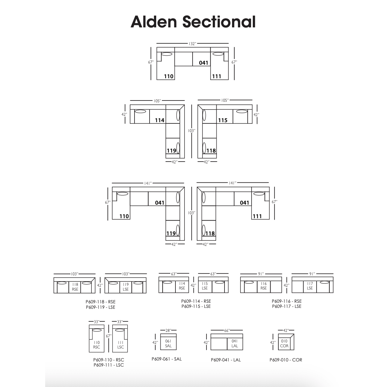 Alden Sectional - LC Design Co. Shoppe