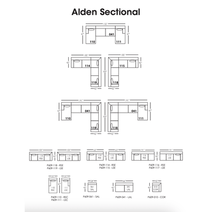 Alden Sectional - LC Design Co. Shoppe