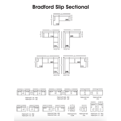 Bradford Slipcovered Sectional - LC Design Co. Shoppe