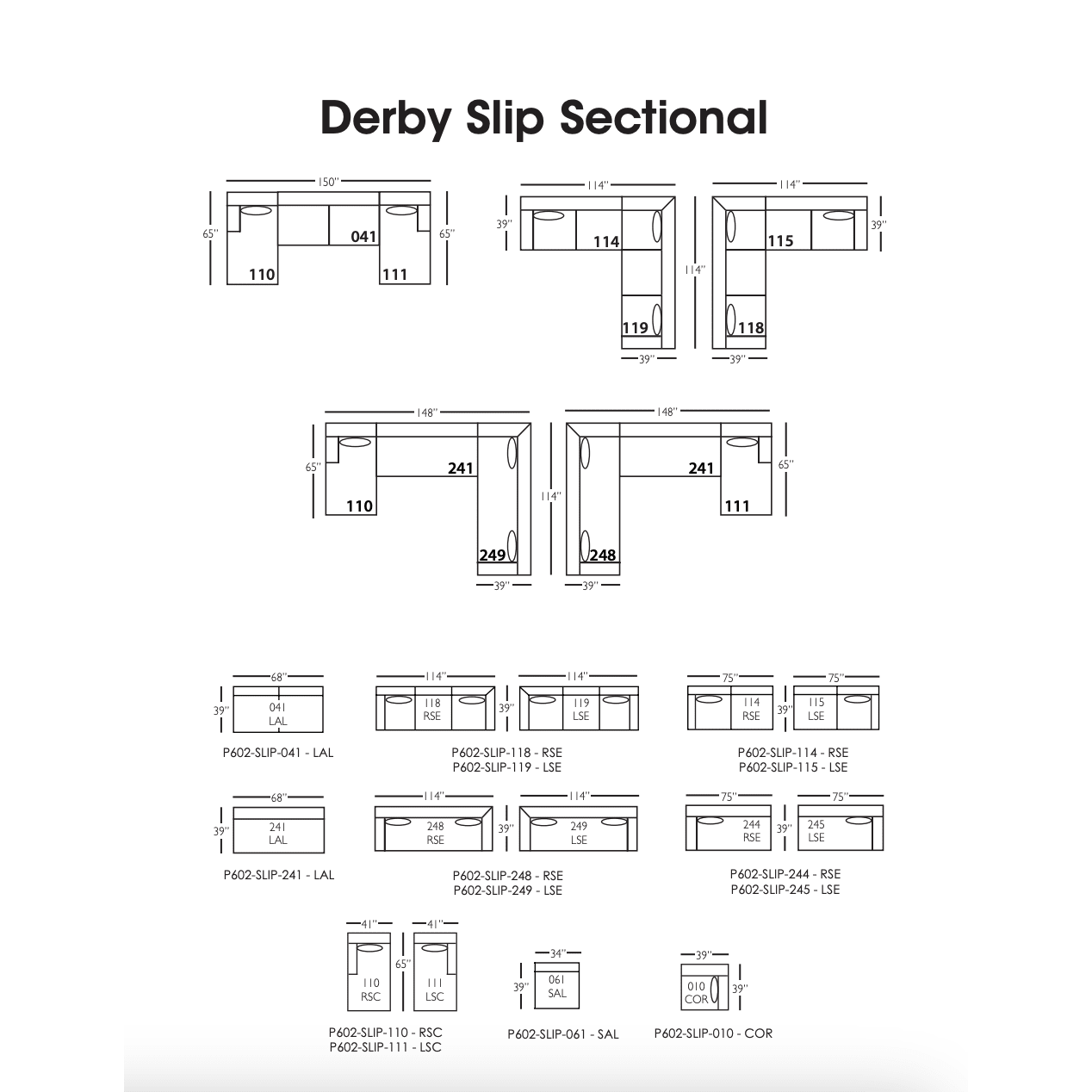 Derby Slipcovered Sectional - LC Design Co. Shoppe