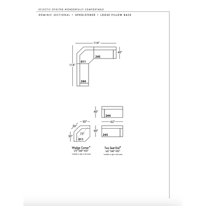 Dominic Sectional - LC Design Co. Shoppe