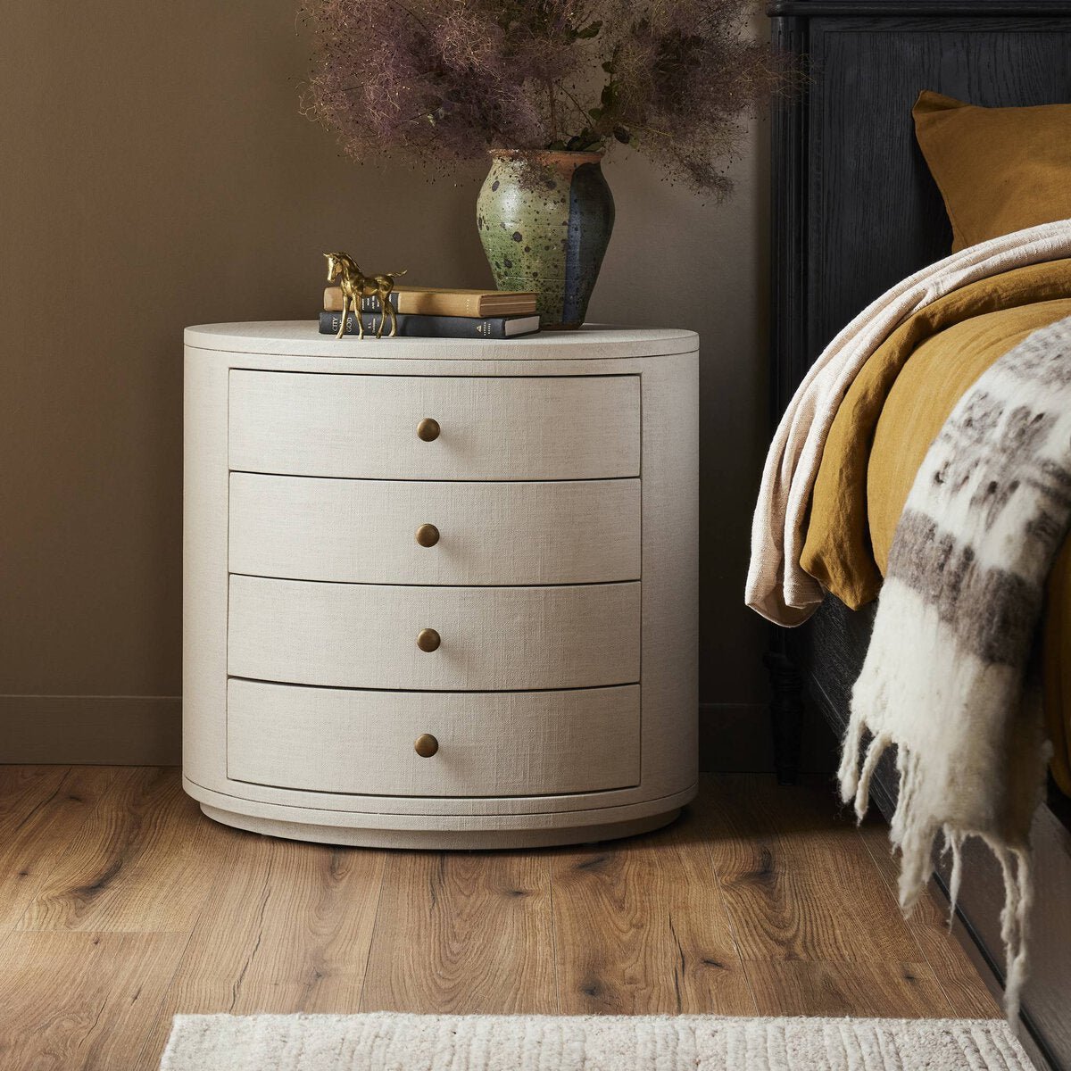 Amelia Oval Nightstand - LC Design Co. Shoppe