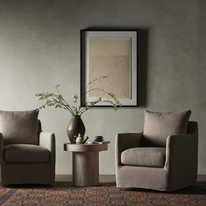 Banks Slipcover Swivel Chair - LC Design Co. Shoppe