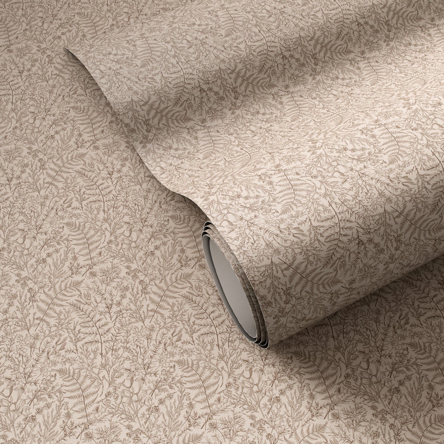 Botanical Taupe II Wallpaper