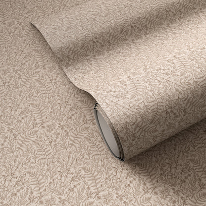 Botanical Taupe II Wallpaper