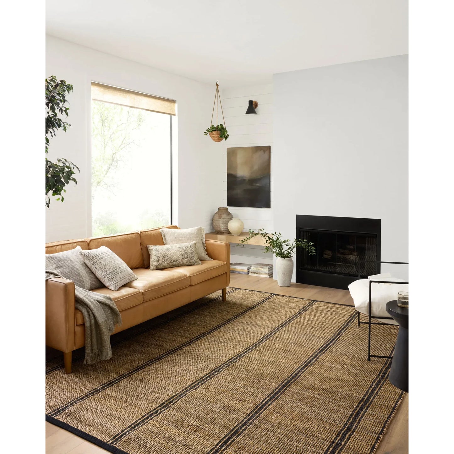 Colton Natural/Black Rug - LC Design Co. Shoppe