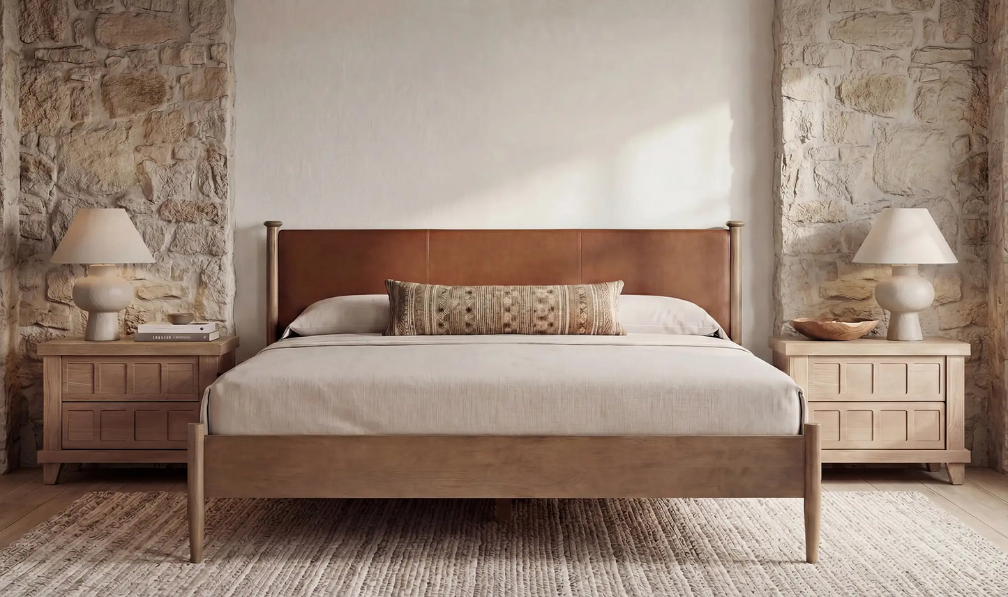 Crosby Bed Brown