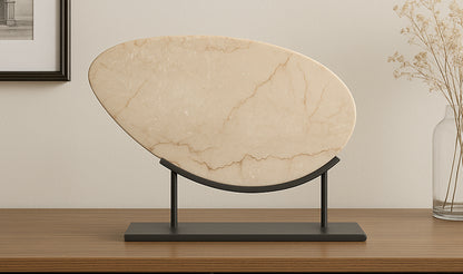 Galen Sculpture Botticino Beige Marble