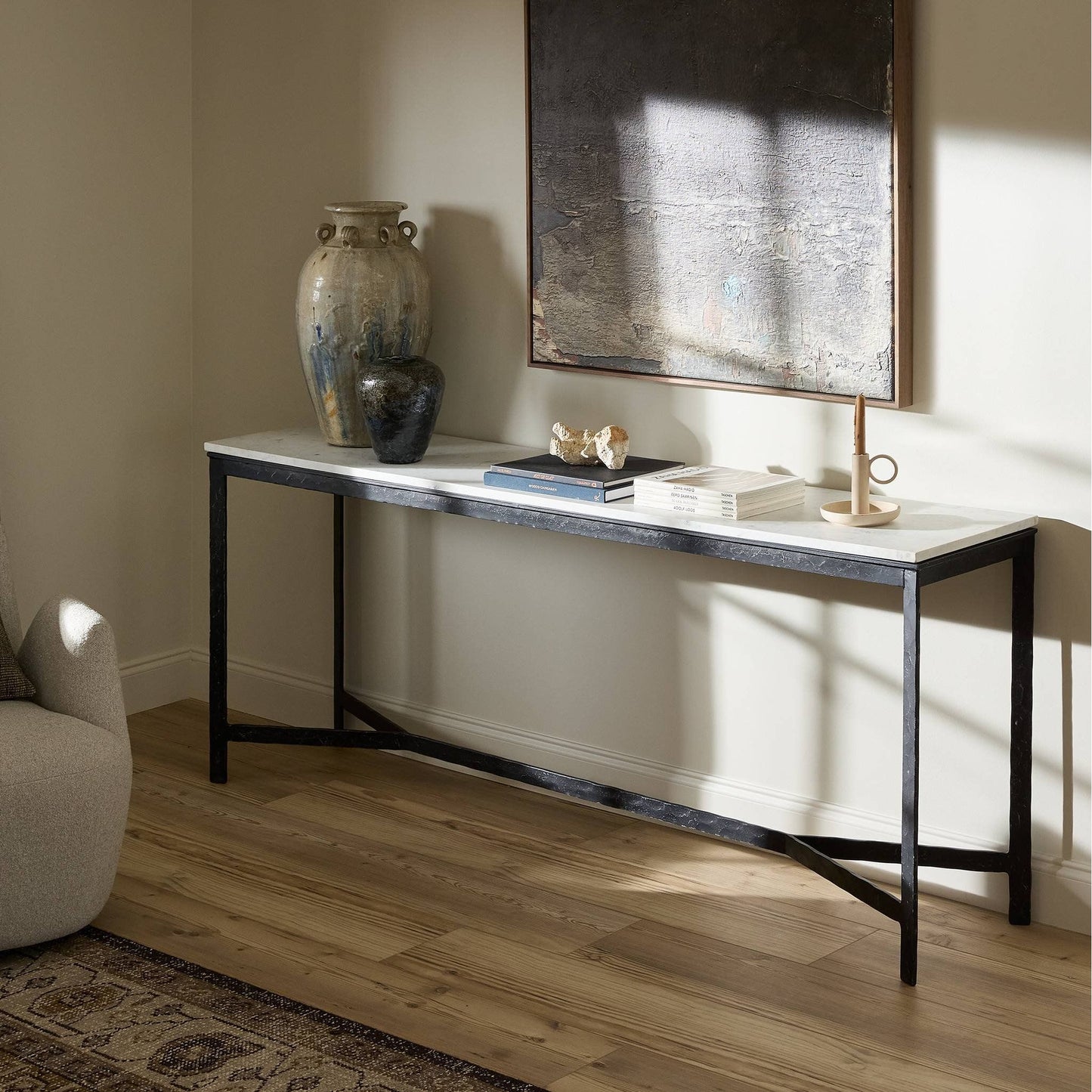 Hammereds Iron Console Table - LC Design Co. Shoppe