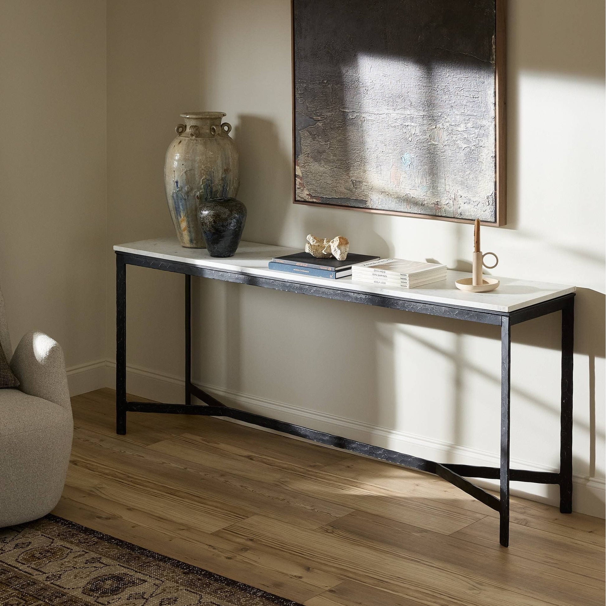 Hammereds Iron Console Table - LC Design Co. Shoppe