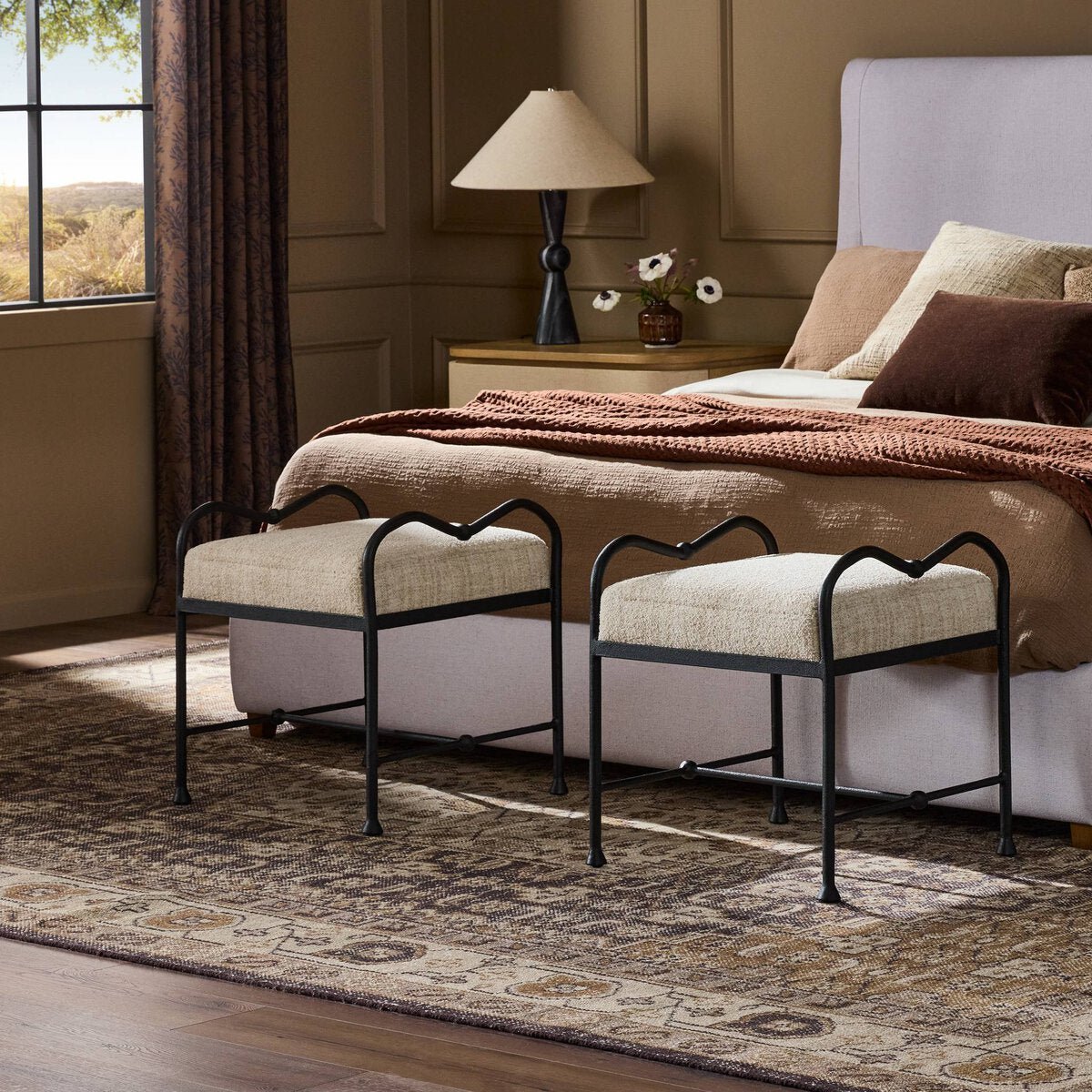 Leona Accent Stool - LC Design Co. Shoppe