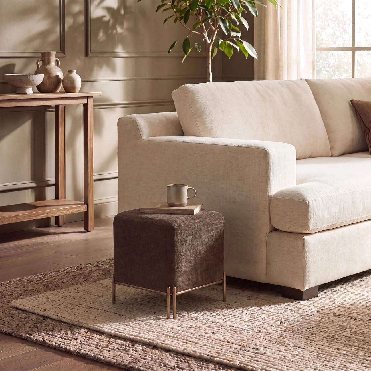 Meline Ottoman - LC Design Co. Shoppe