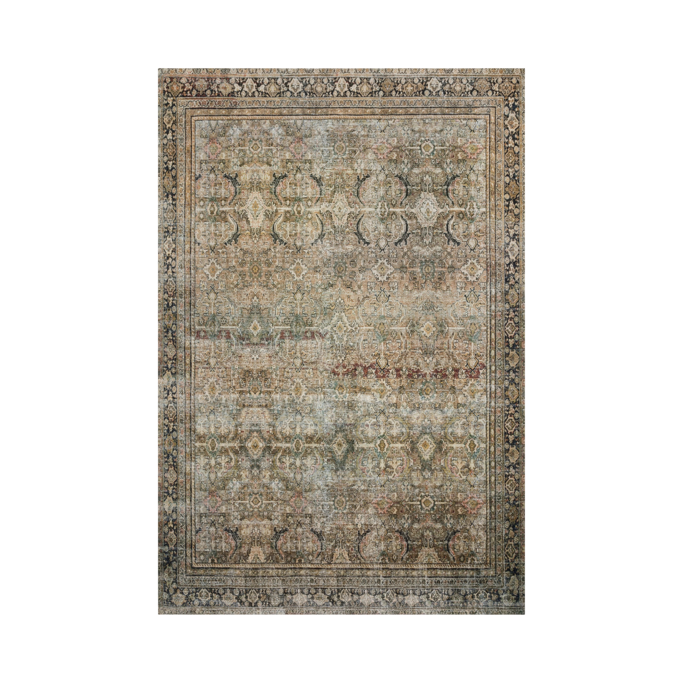 Layla Olive/Charcoal Rug