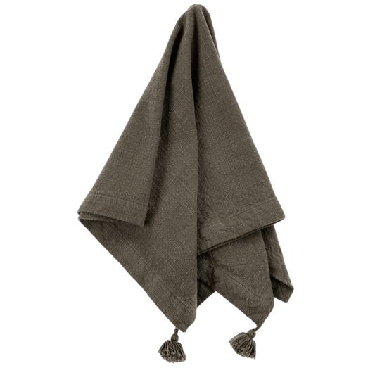 Tassel Napkin - Dark Grey - LC Design Co. Shoppe