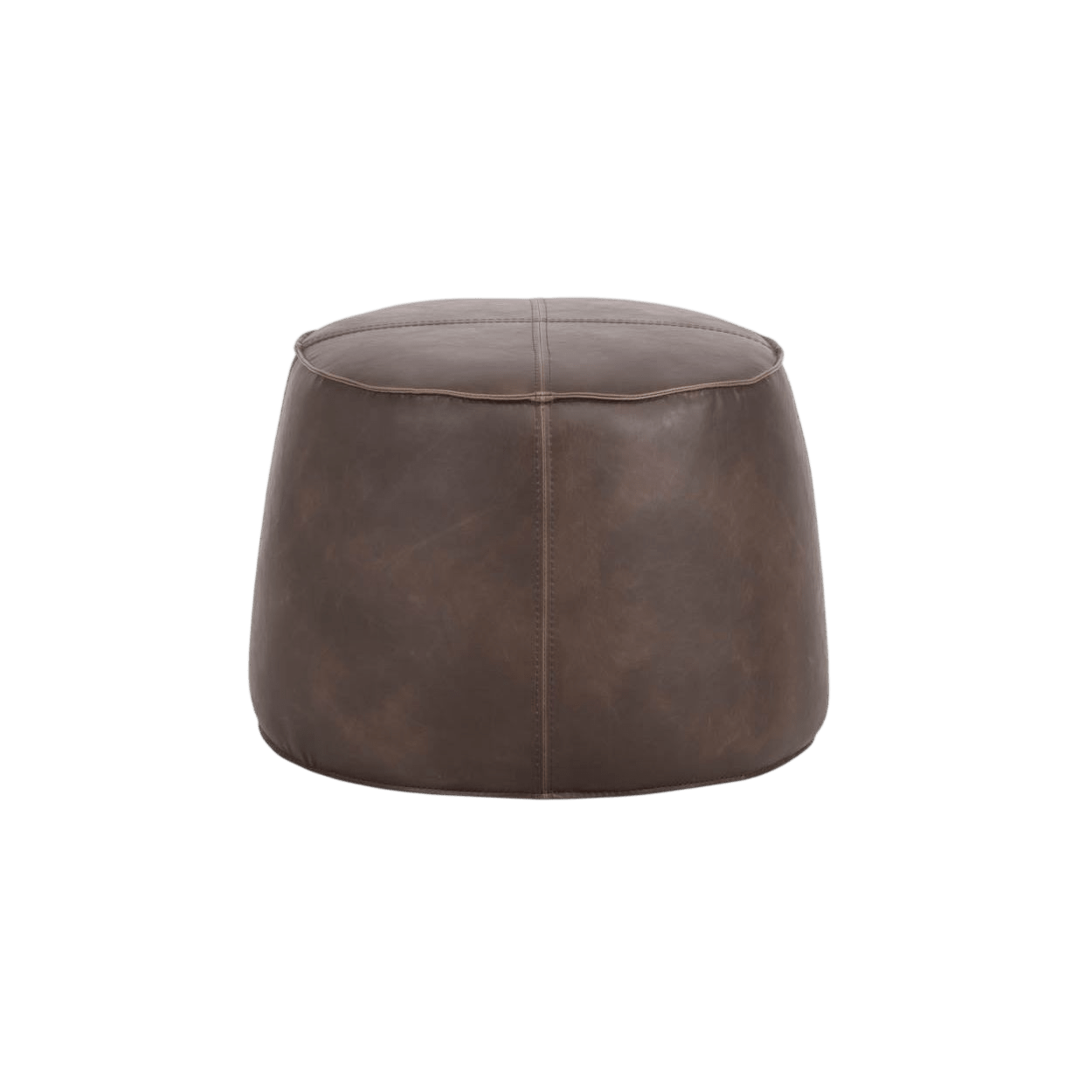 Mary Ottoman-Havana Dark Brown - LC Design Co. Shoppe