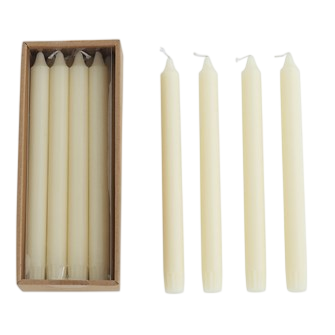 Natural Taper Candlesticks - (Set of 12)