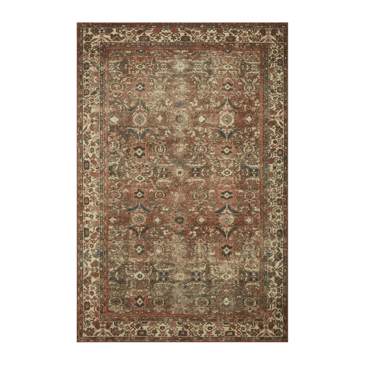 Banks Brick/Ivory Rug - LC Design Co. Shoppe