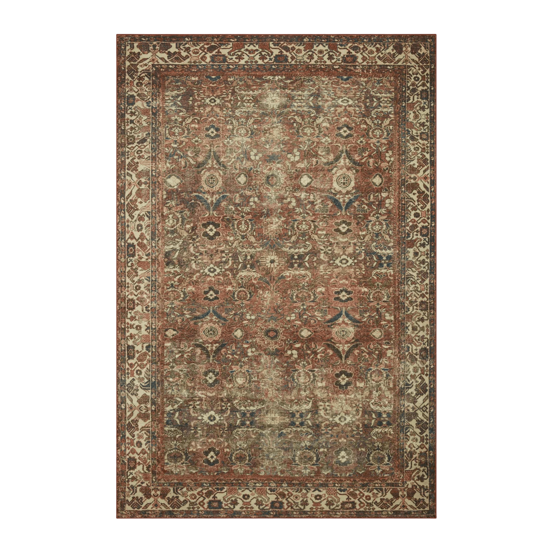 Banks Brick/Ivory Rug - LC Design Co. Shoppe