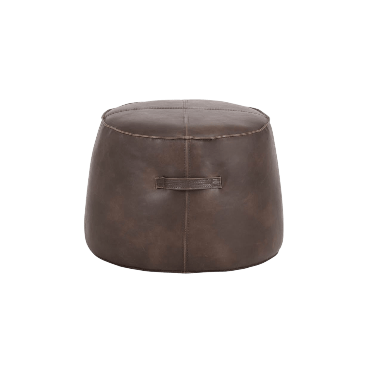 Mary Ottoman-Havana Dark Brown - LC Design Co. Shoppe