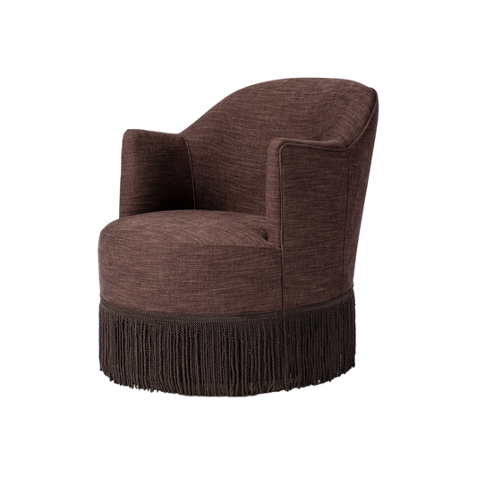 Aurora Fringe Swivel Chair