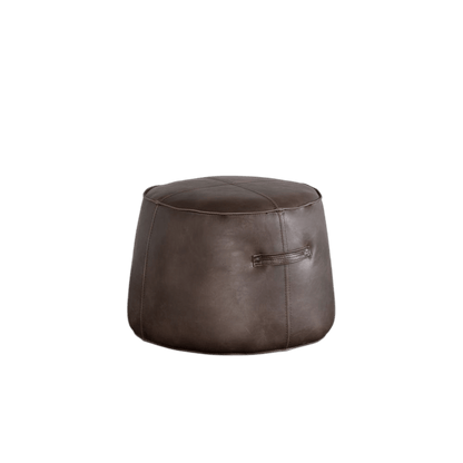 Mary Ottoman-Havana Dark Brown - LC Design Co. Shoppe