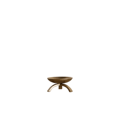 Brass Tripod Pillar Candle Holder - LC Design Co. Shoppe