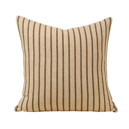 Silas Charcoal Stripe Pillow - LC Design Co. Shoppe