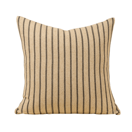 Silas Charcoal Stripe Pillow - LC Design Co. Shoppe