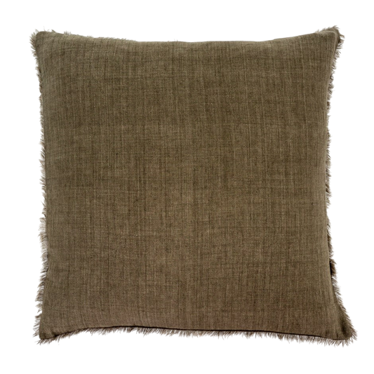 Lina Linen Pillow - Shadow