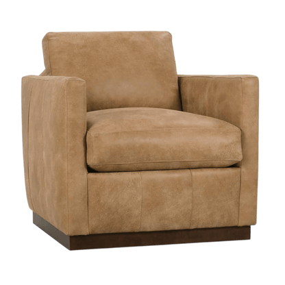 Allie Leather Swivel Chair - LC Design Co. Shoppe
