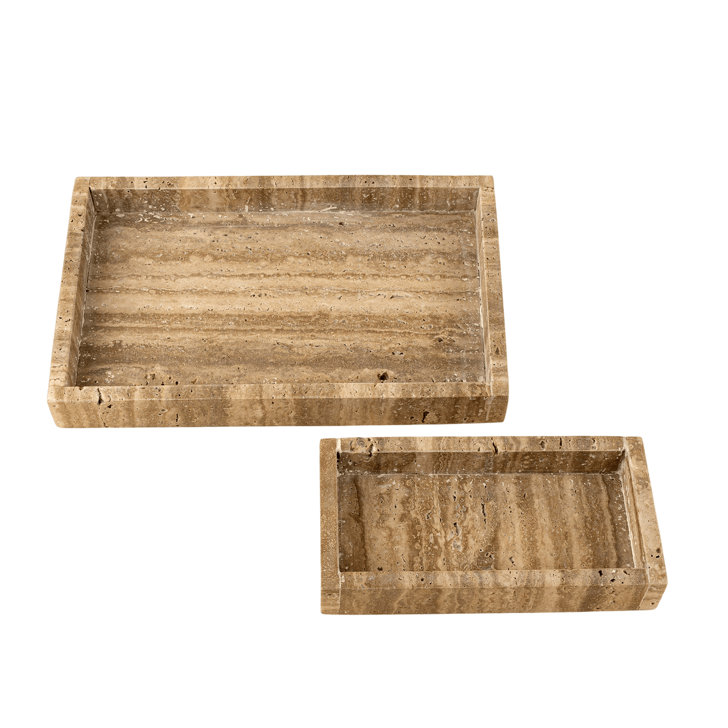 Rectangular Travertine Tray - LC Design Co. Shoppe